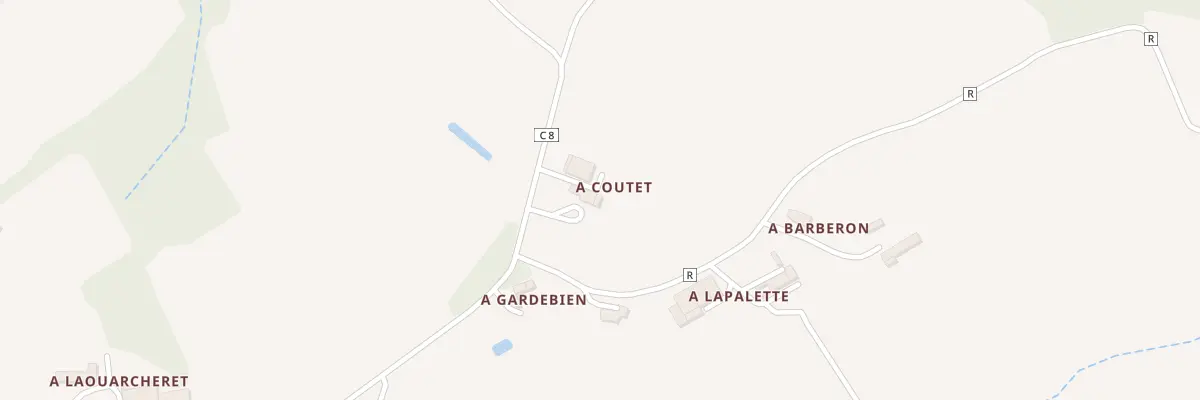 Plan du 5671 A Coutet à Lasserrade