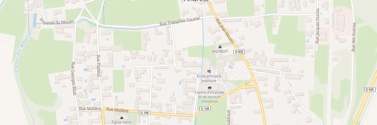 Plan du 5085 Rue Paul Langevin à Andrest
