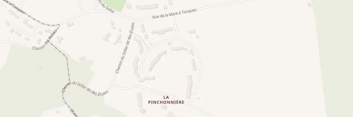 Plan du 865 Rue de la Mare à Touques à Tourgéville