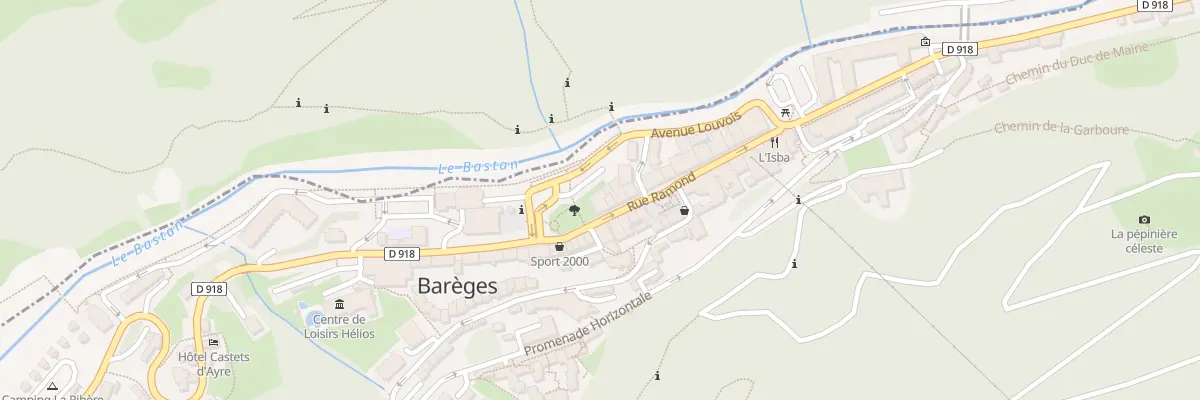 Plan du 1 Rue Ramond à Barèges