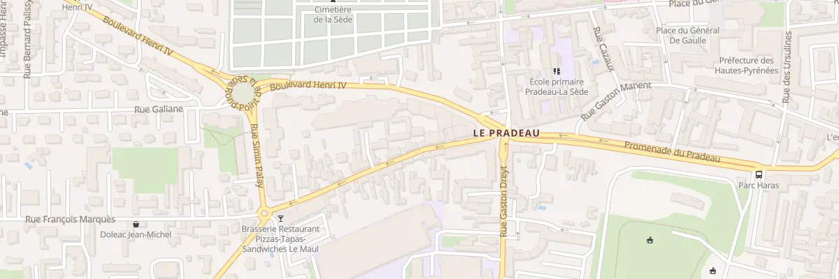 Plan du 15 Rue Sainte-catherine à Tarbes