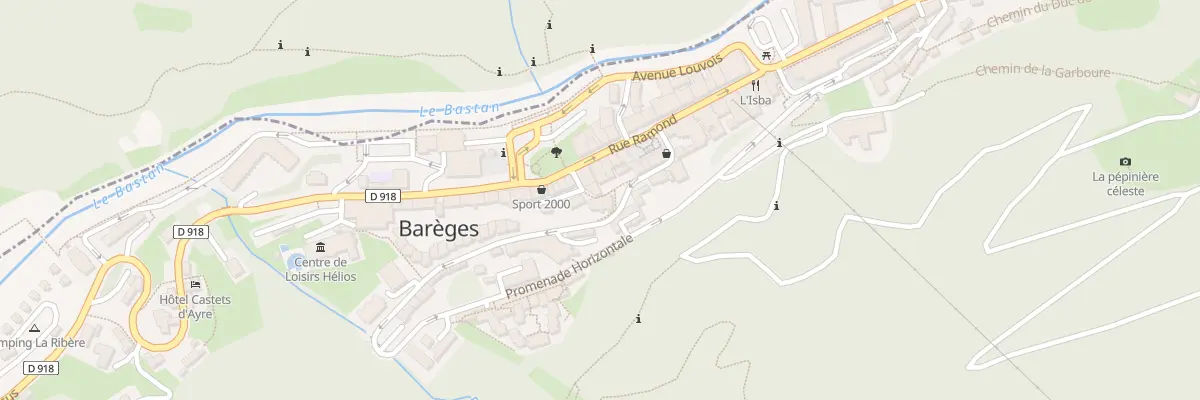 Plan du 8 Rue de Madame de Maintenon à Barèges