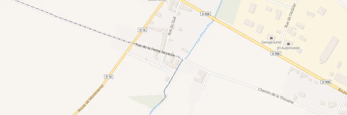 Plan du 40 Rue de la Petite Mortrée à Montmerrei
