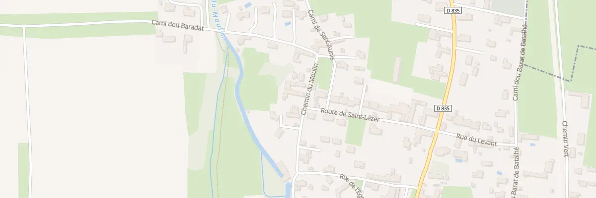 Plan du 8 Che du Moulin à Pujo