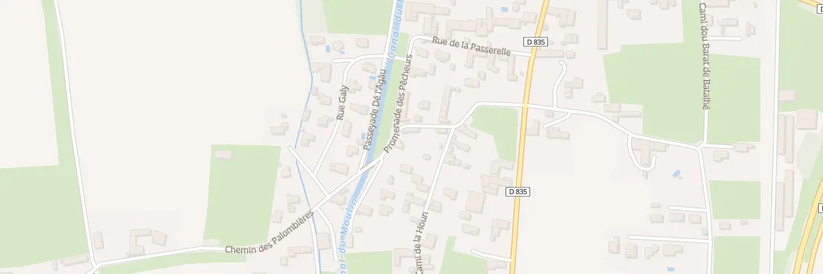 Plan du 7 Prom des Pêcheurs à Pujo