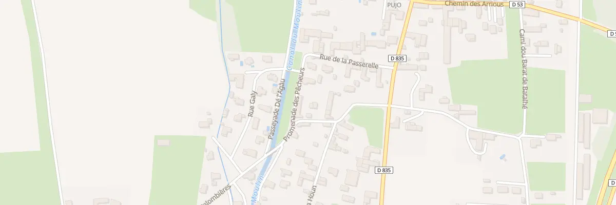 Plan du 5124 Le Village à Pujo