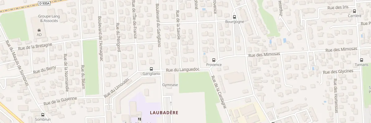 Plan du 2 Rue de la Savoie à Tarbes