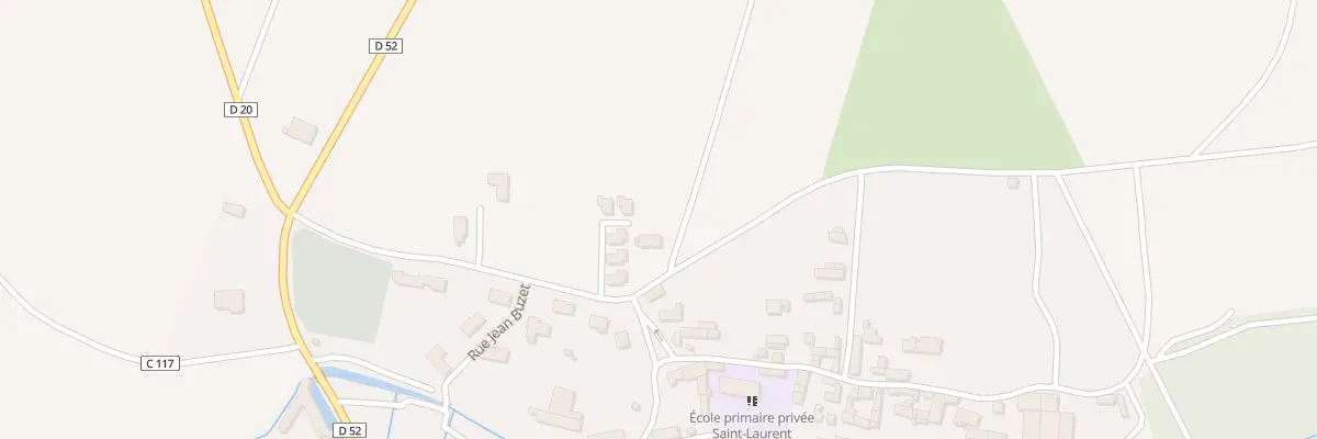 Plan du 2 Rue du Parc de la Grange à Martaizé