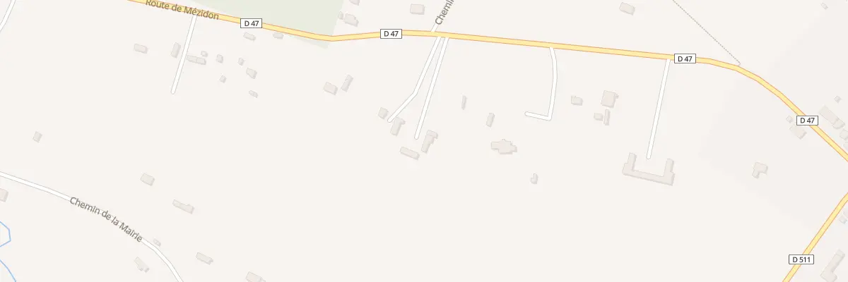 Plan du 525 Rte de Mezidon -Authieux Papio à Mézidon Vallée d’Auge