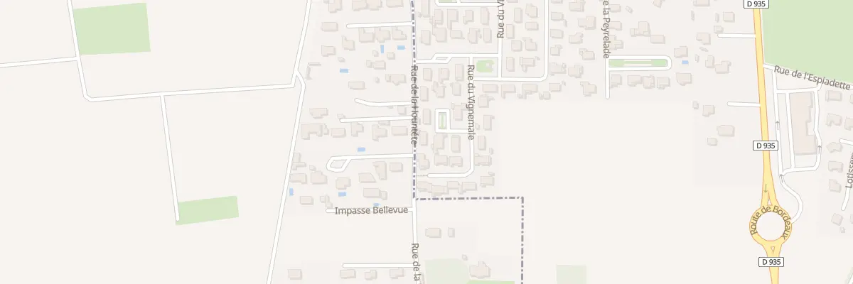 Plan du 22 Imp du Viscos à Bazet
