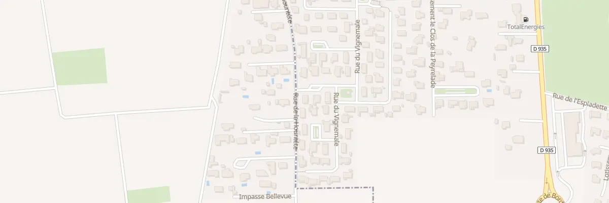 Plan du 30 Rue du Marboré à Bazet