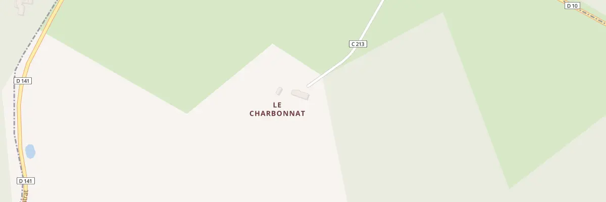 Plan du 1 Le Charbonnat à Nonac