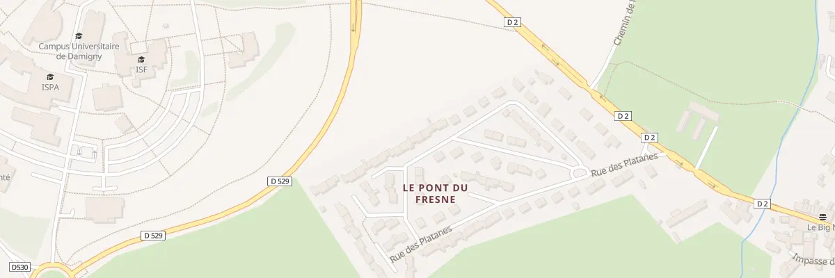 Plan du 14 Rue des Marronniers à Damigny