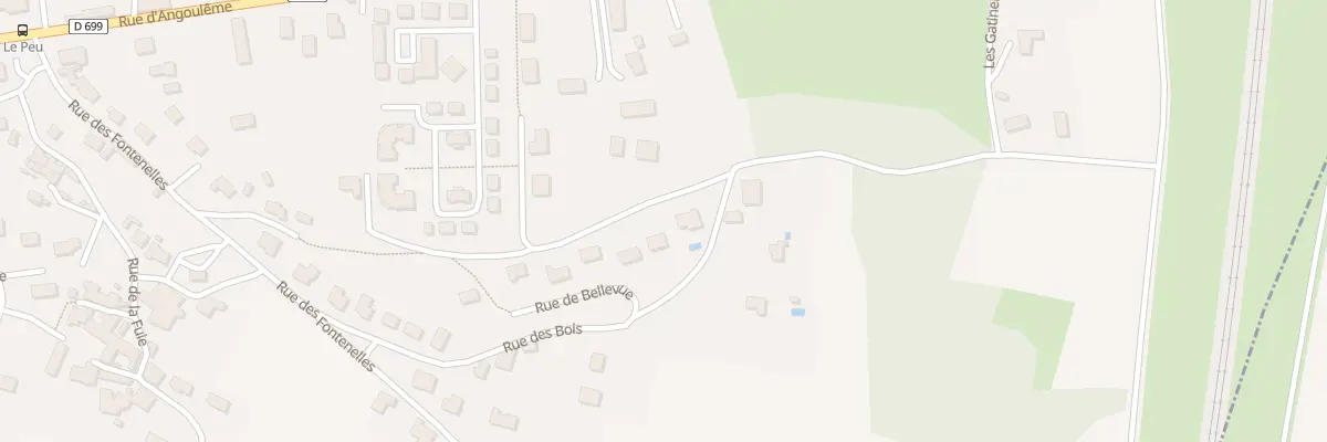 Plan du 19 Rue du Bois à Nersac