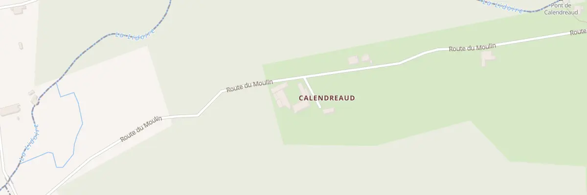Plan du 2 Calendreaud-Ouest à Bonneville-et-Saint-Avit-de-Fumadières