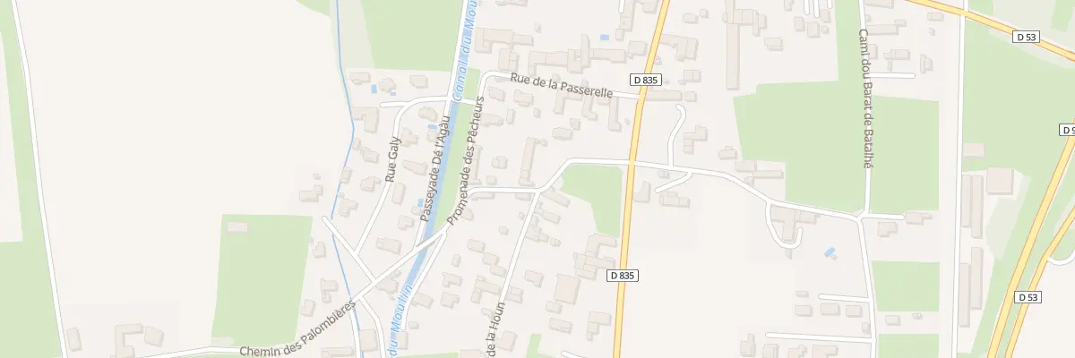 Plan du 5160 Le Village à Pujo