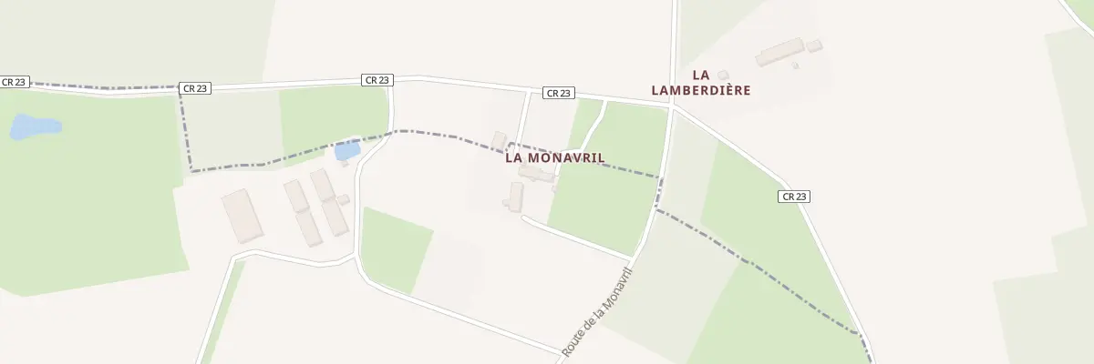 Plan du 5035F La Monnavril à La Fontaine-Saint-Martin