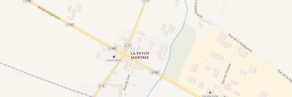 Plan du 2 Rue du Lavoir à Mortrée