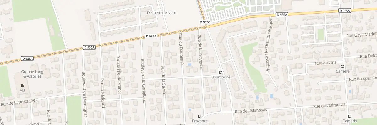 Plan du 12 Rue du Dauphiné à Tarbes