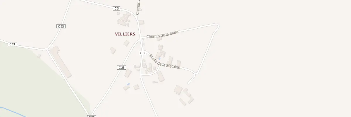 Plan du 5152 Villiers à Curzay-sur-Vonne