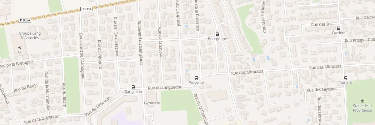 Plan du 6 Rue du Dauphiné à Tarbes