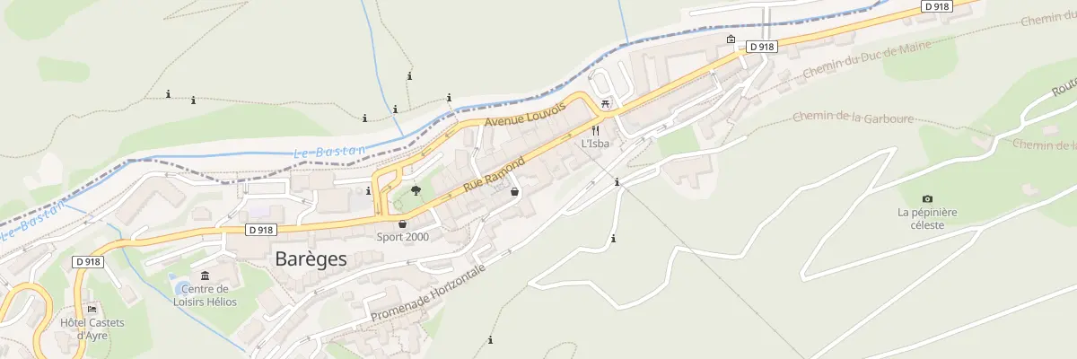 Plan du 3 Rue de Madame de Maintenon à Barèges
