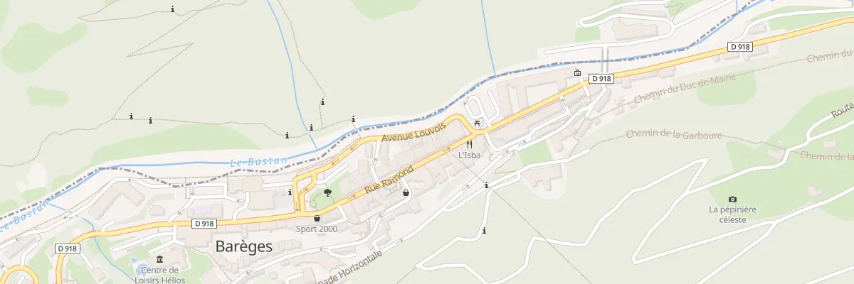 Plan du 23 Rue Ramond à Barèges