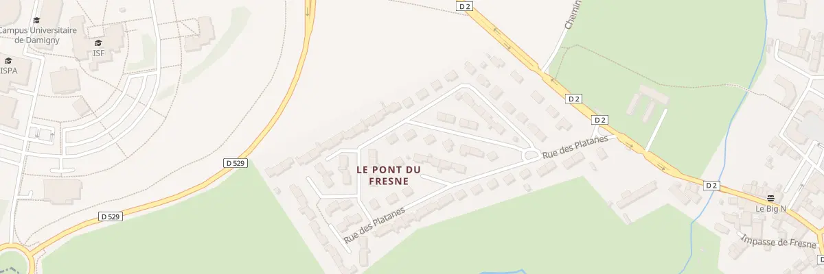 Plan du 9 Rue des Marronniers à Damigny