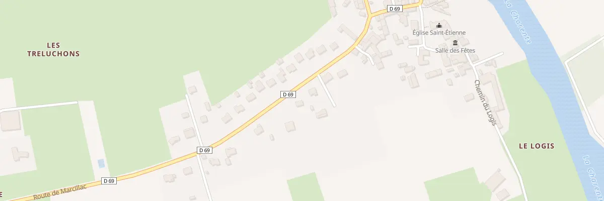Plan du 15 Rte de Marcillac à Ambérac