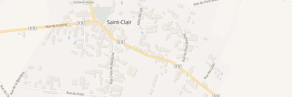 Plan du 5 Rue du Dix Neuf Mars 1962 à Saint-Clair