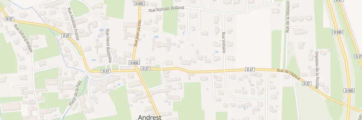 Plan du 3 Rue de l’Adour à Andrest