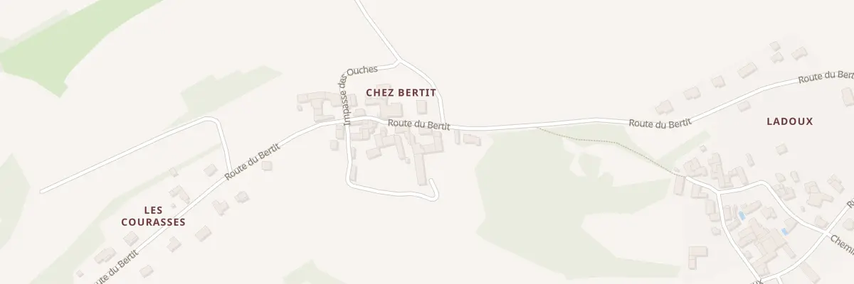 Plan du 629 Rte du Bertit à Marsac