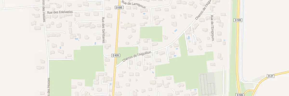 Plan du 1 Che de l’Aiguillon à Andrest