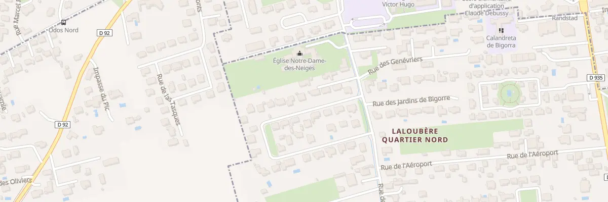 Plan du 9 Rue de la Laque à Laloubère
