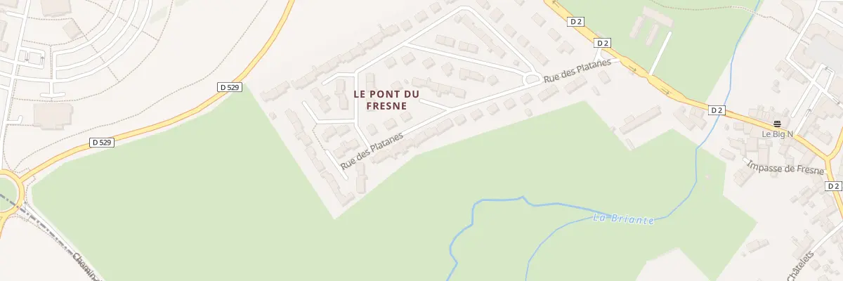 Plan du 25 Rue des Platanes à Damigny
