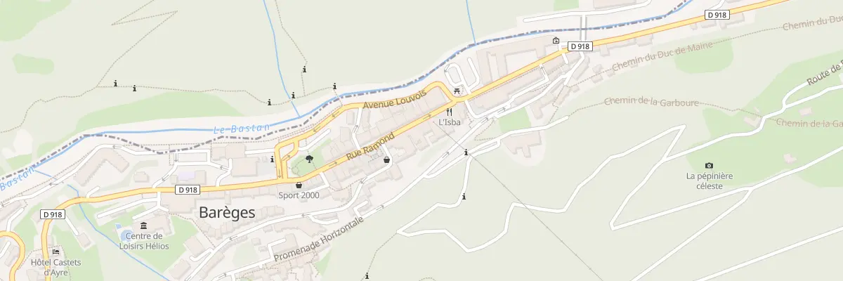 Plan du 28 Rue Ramond à Barèges