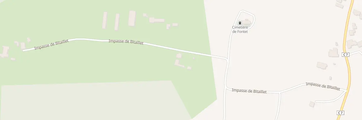 Plan du 129 Imp de Bitaillet à Guérin