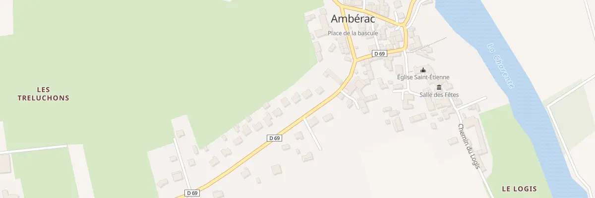 Plan du 8 Rte de Marcillac à Ambérac