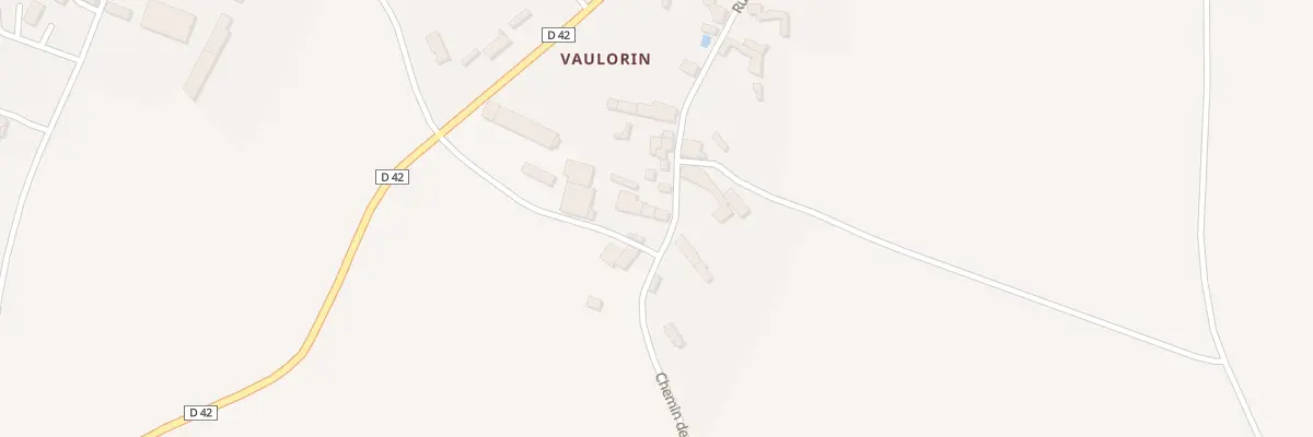 Plan du 10 Vaulorin à Ayron