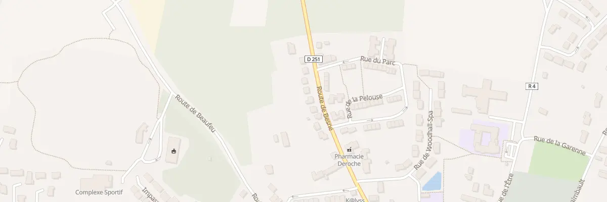 Plan du 35 Rte de Besne à Roëzé-sur-Sarthe