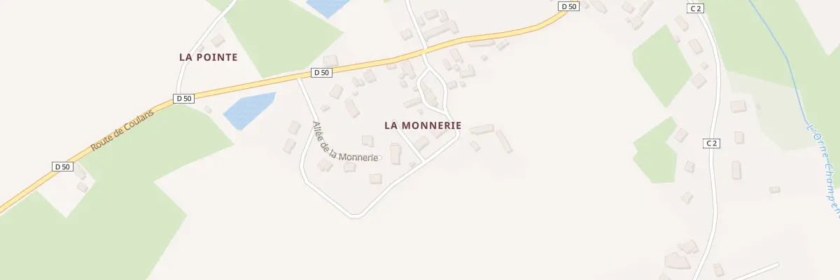 Plan du 5001 La Monnerie à Fay