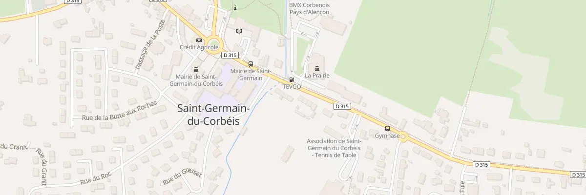 Plan du 42 Rue du Général Leclerc à Saint-Germain-du-Corbéis