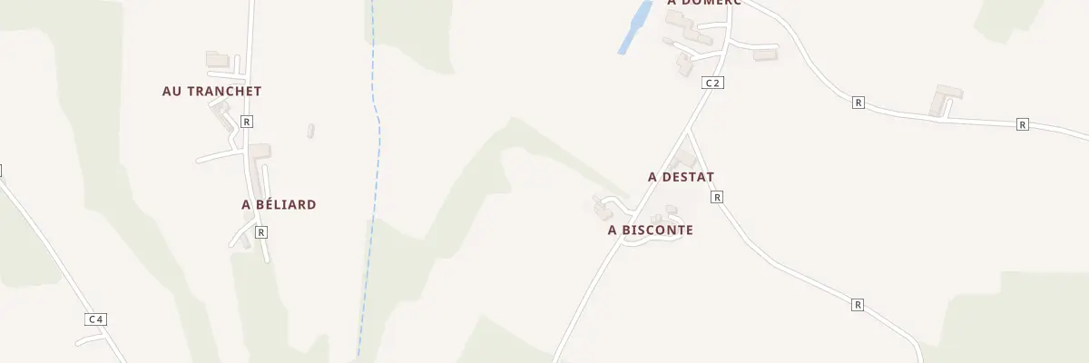 Plan du 5083 A Beliard à Ladevèze-Ville