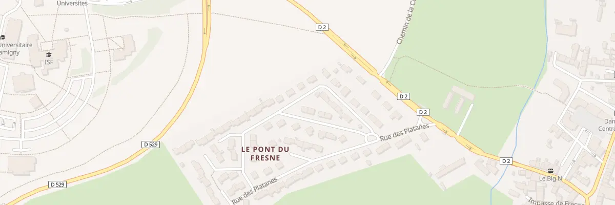 Plan du 8 Rue des Marronniers à Damigny