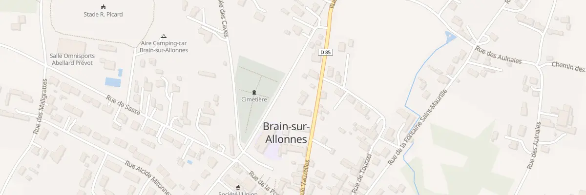 Plan du 17 Rue de Vauzelles à Brain-sur-Allonnes