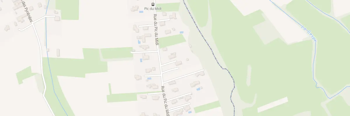 Plan du 24 Rue du Pic du Midi à Odos