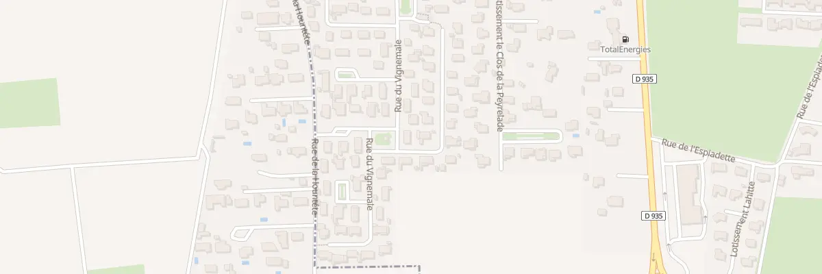 Plan du 14 Rue du Vignemale à Bazet