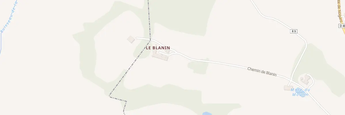 Plan du 5297B Le Blanin à Sabazan