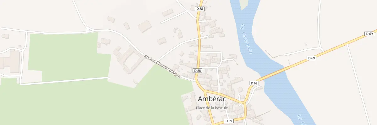 Plan du 3 Rte de Chives à Ambérac