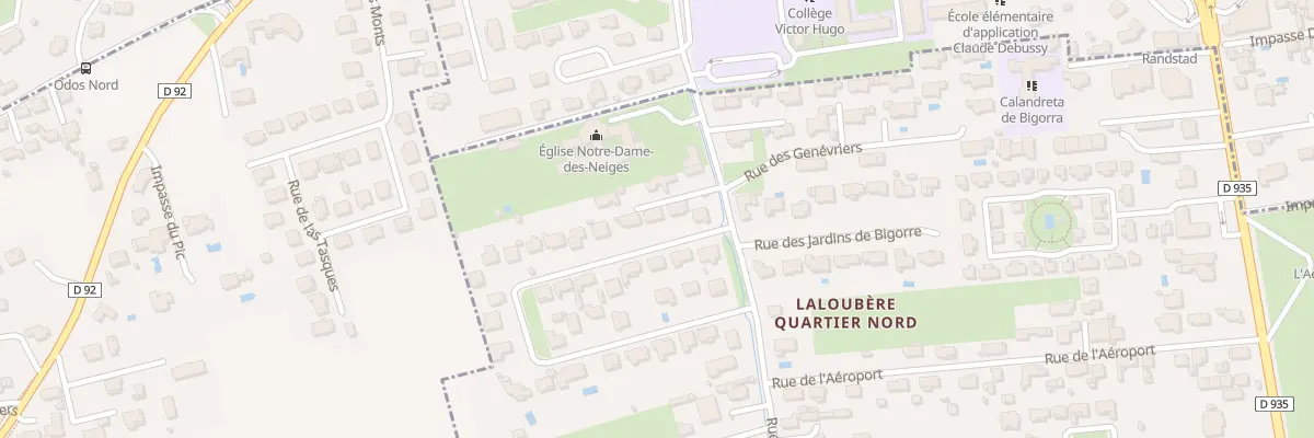 Plan du 5 Rue de la Laque à Laloubère